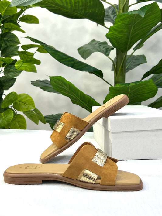 Mules Solena Marron